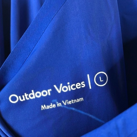 Outdoor Voices The Exercise Dress Royal Blue Athletic Mini Dress L - Picture 5 of 5